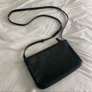 Celine Leather Trio Crossbody Bag